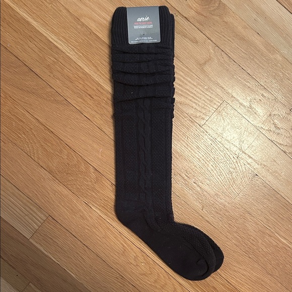 Aerie Charcoal Over the Knee Socks new - Picture 2 of 5
